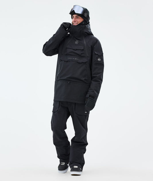 Snowboard Jacket Men Black