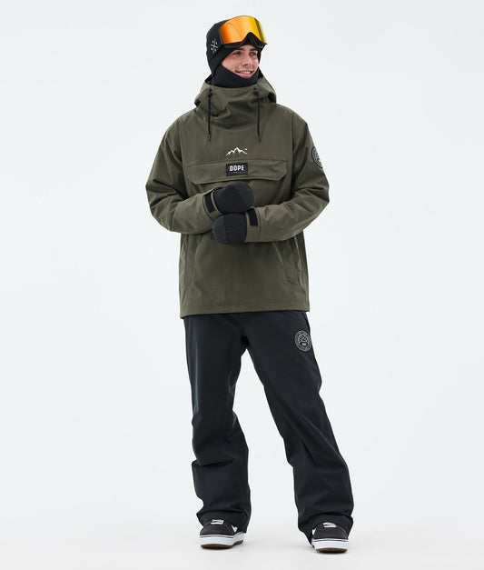 Snowboard Jacket Men Olive Green