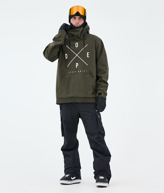 Snowboard Jacket Men 2X-Up Olive Green