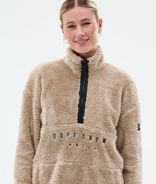 Fleece Sweater Women Sand