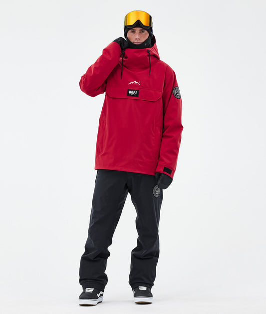 Snowboard Jacket Men Deep Red