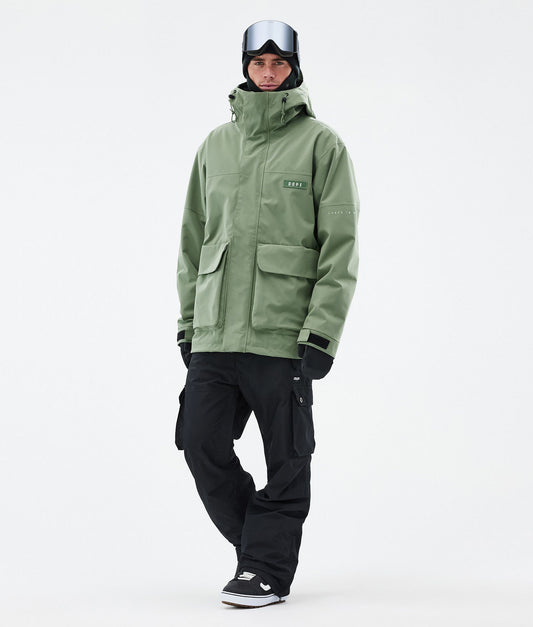 Snowboard Jacket Men Moss Green