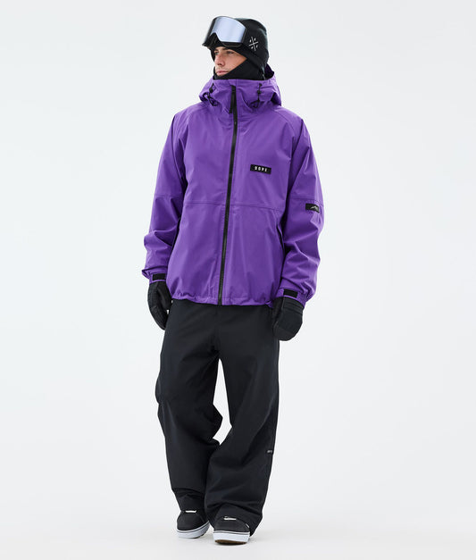 Snowboard Jacket Men Vivid Purple