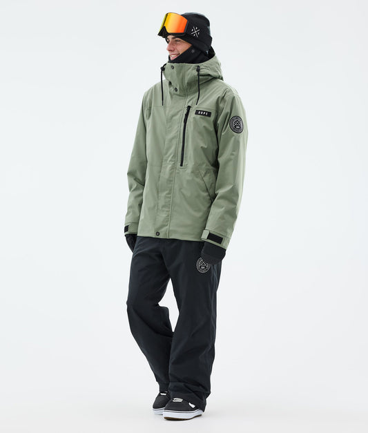 Snowboard Jacket Men Moss Green