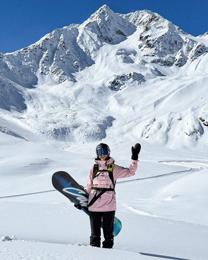 Snowboard Jacket Women Soft Pink