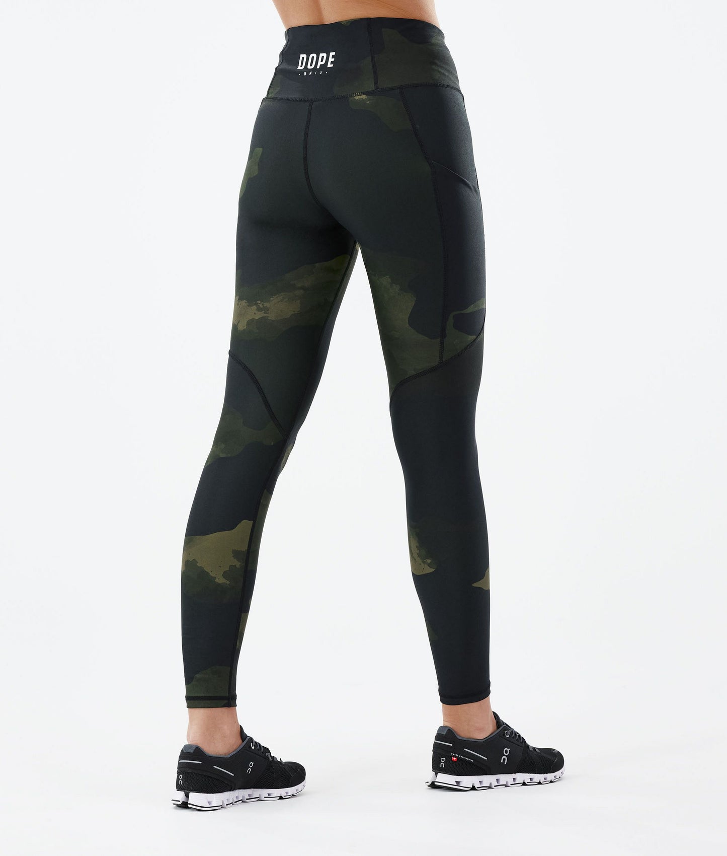 Leggings Women Green Camo