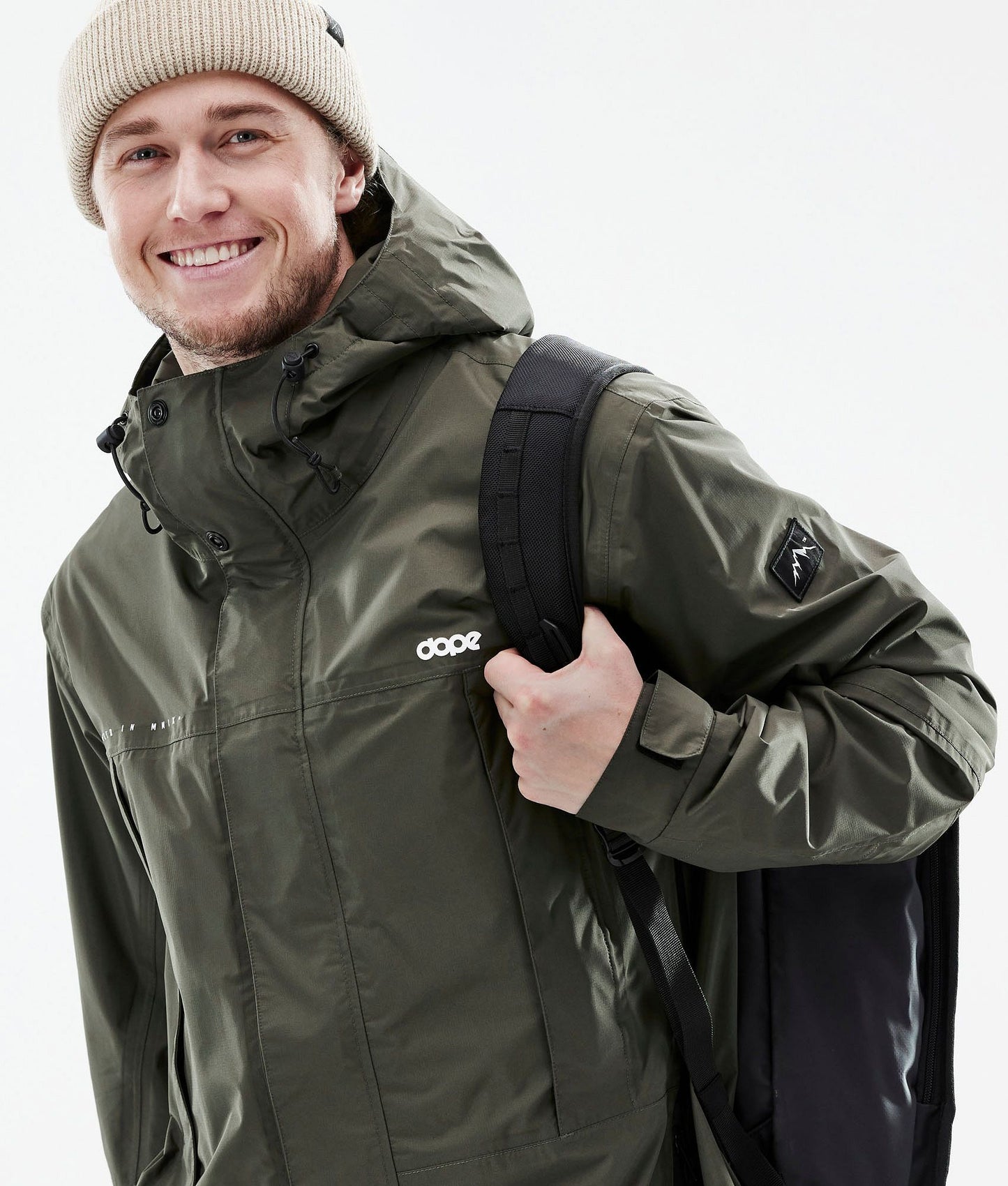 Outdoor Jacket Men Olive Green