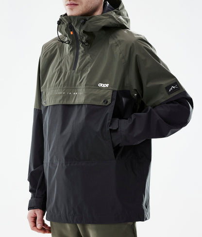 Outdoor Jacket Men Olive Green/Black