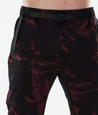 Outdoor Pants Men Paint Burgundy