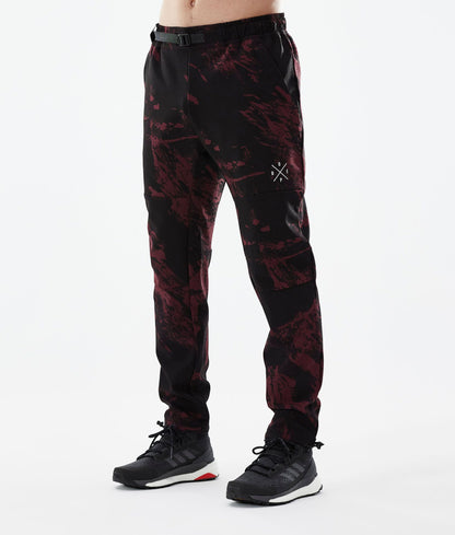 Outdoor Pants Men Paint Burgundy