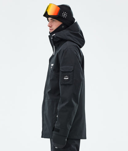 Snowboard Jacket Men Black