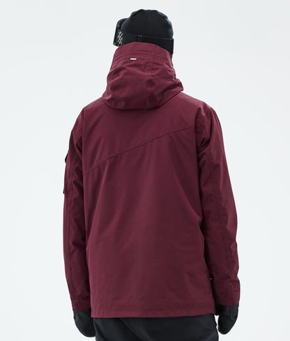 Snowboard Jacket Men Burgundy