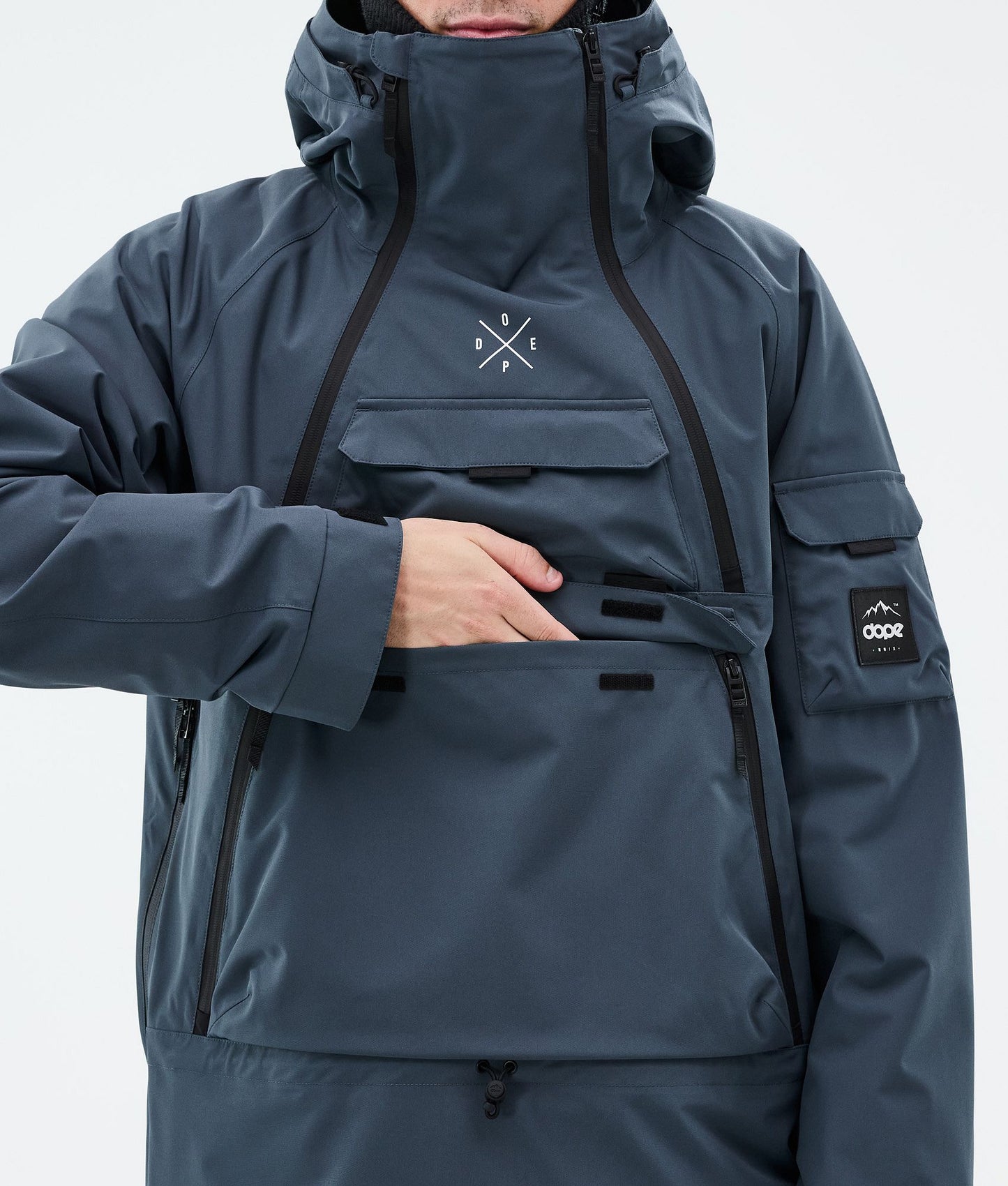 Snowboard Jacket Men Metal Blue