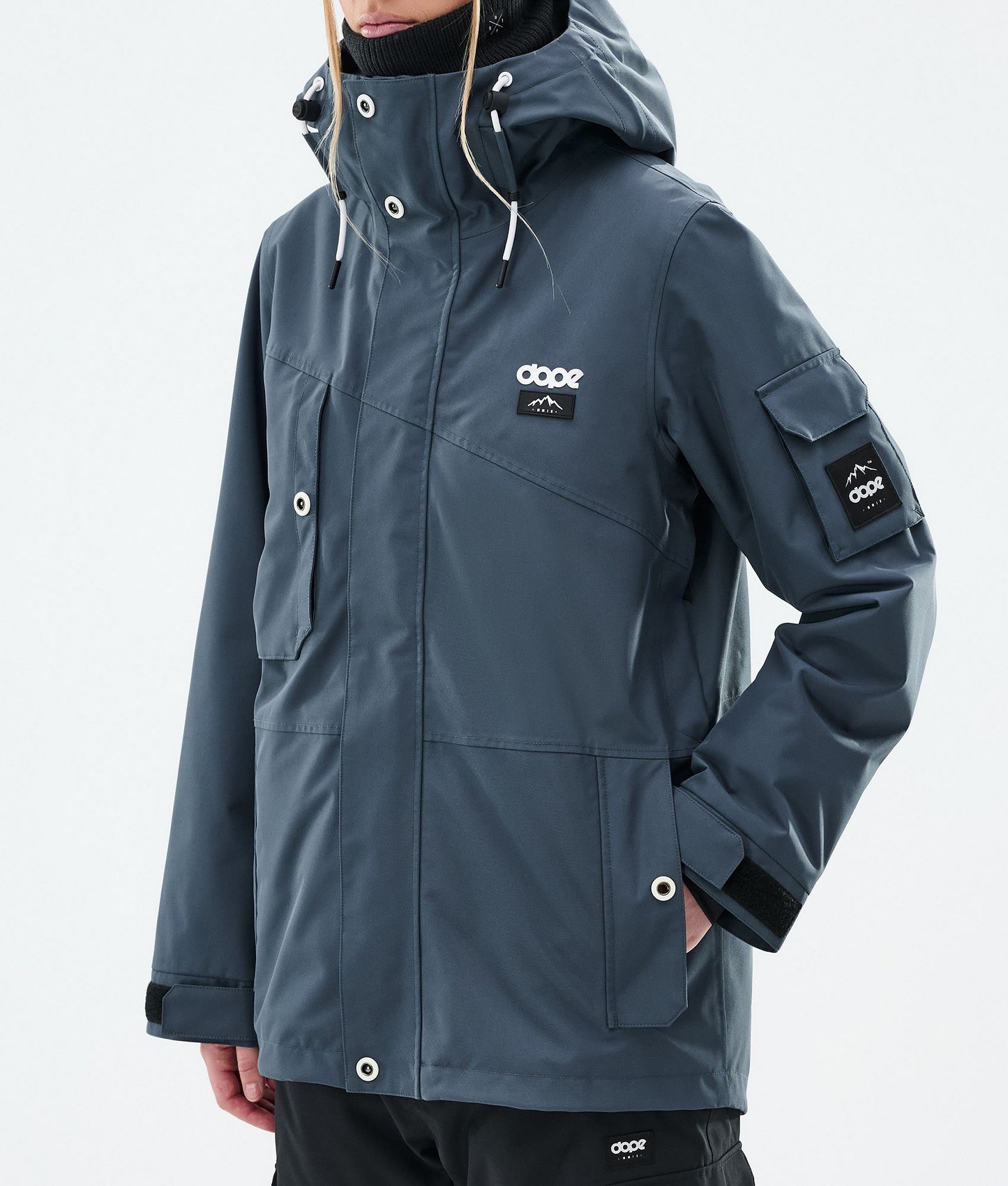 Snowboard Jacket Women Metal Blue