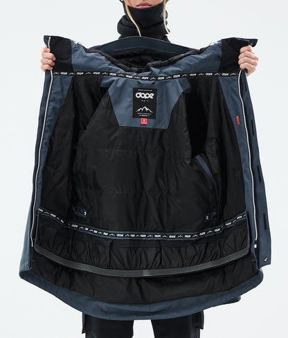 Snowboard Jacket Women Metal Blue