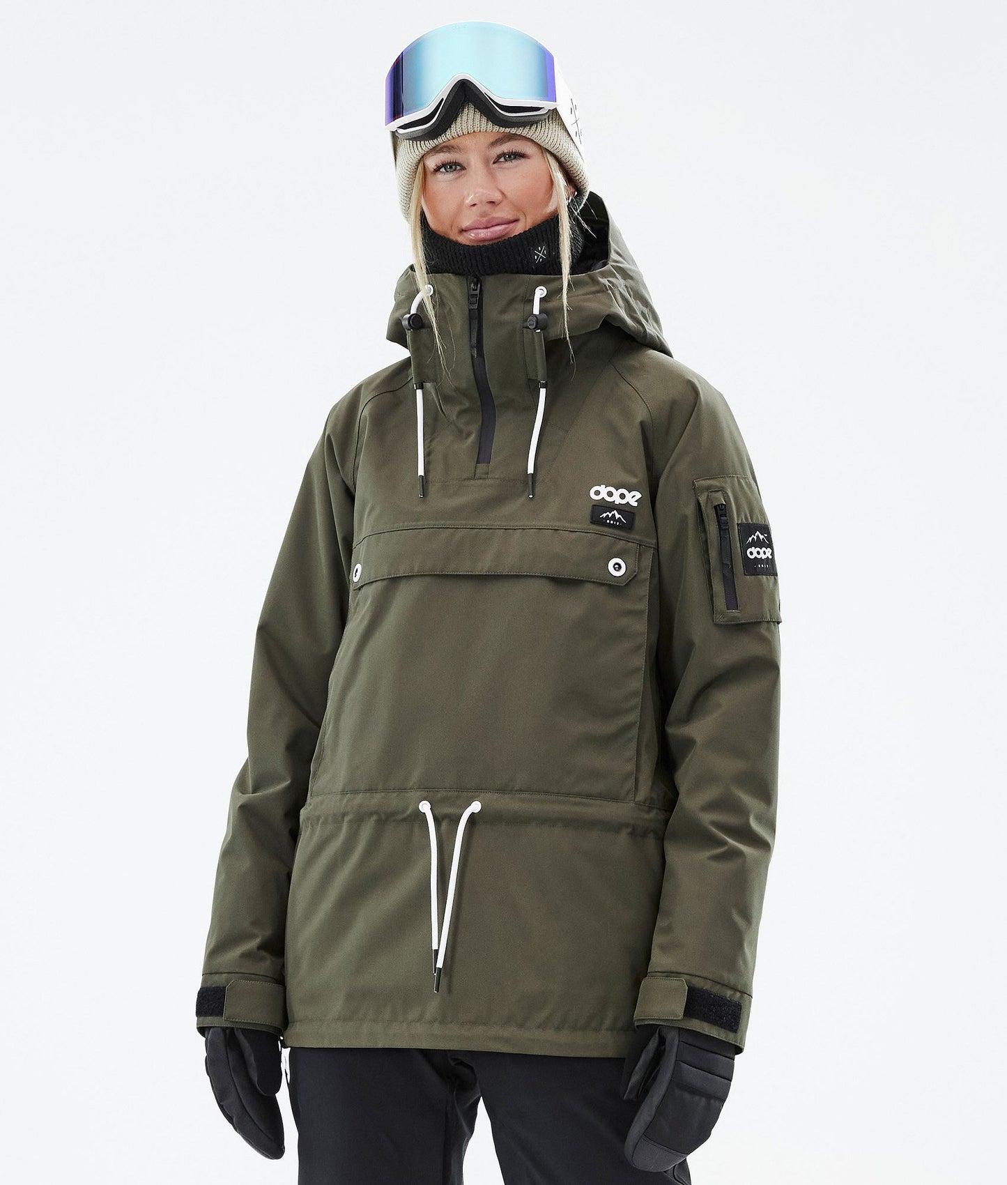 Snowboard Jacket Women Olive Green