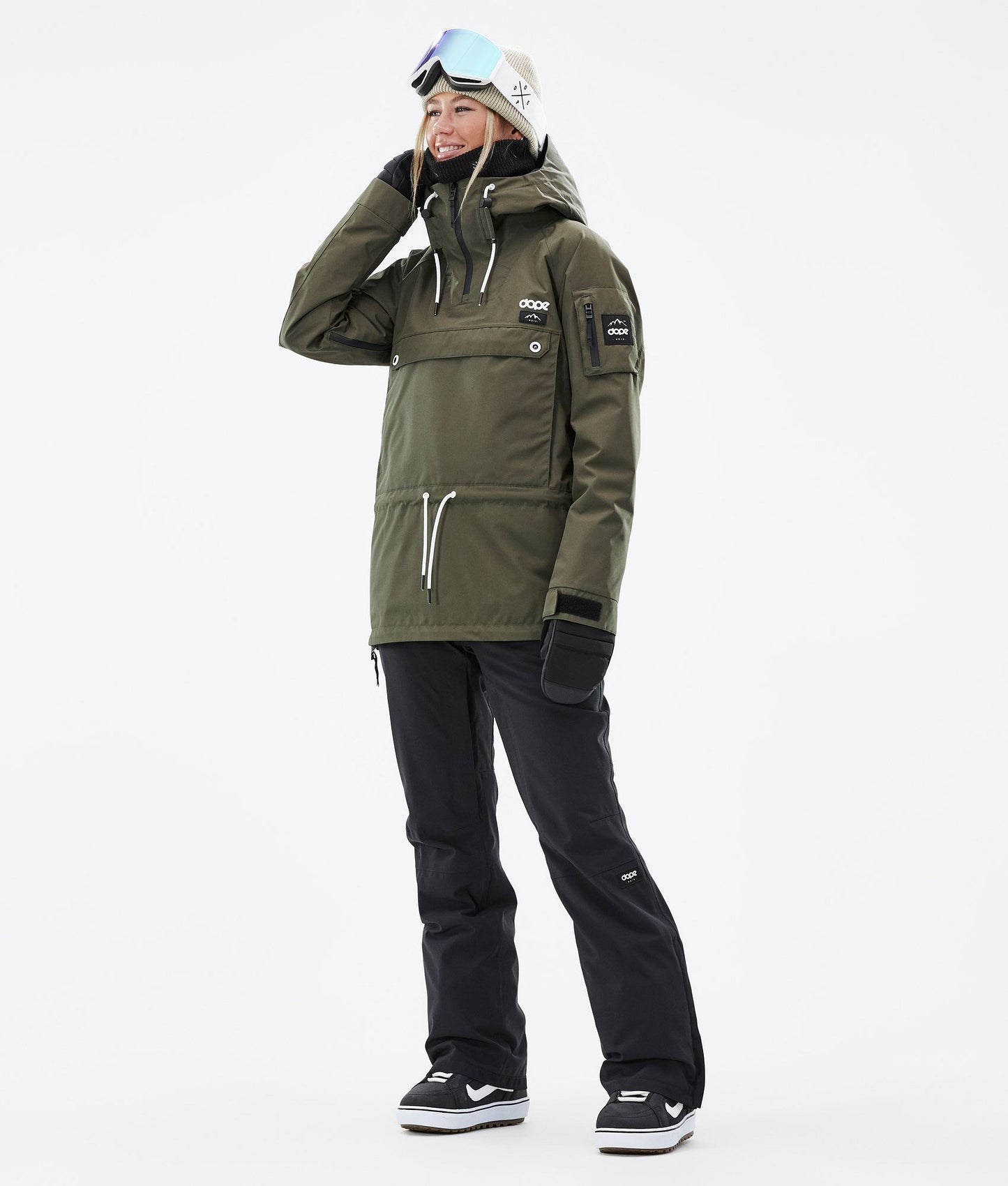 Snowboard Jacket Women Olive Green