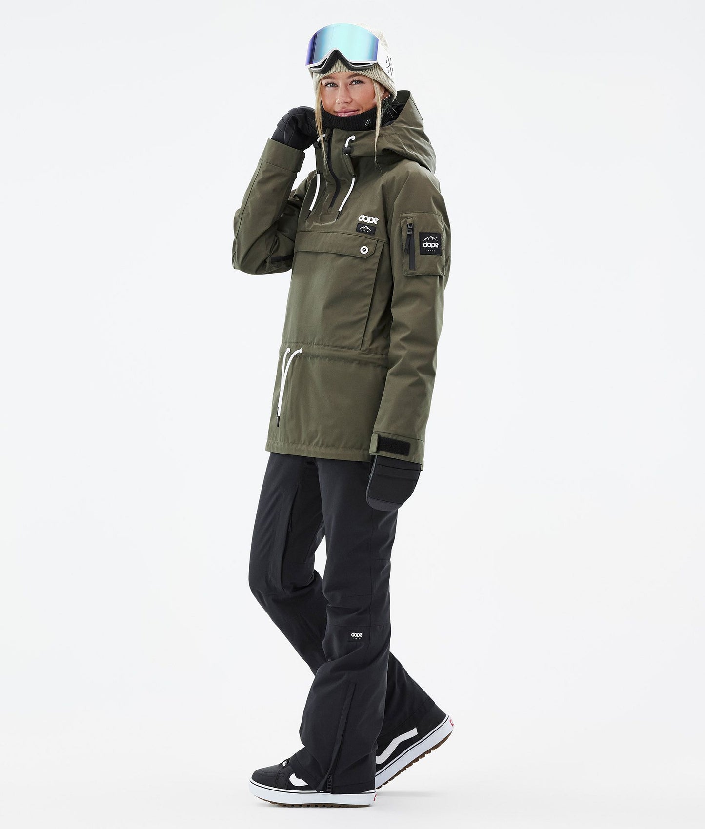 Snowboard Jacket Women Olive Green