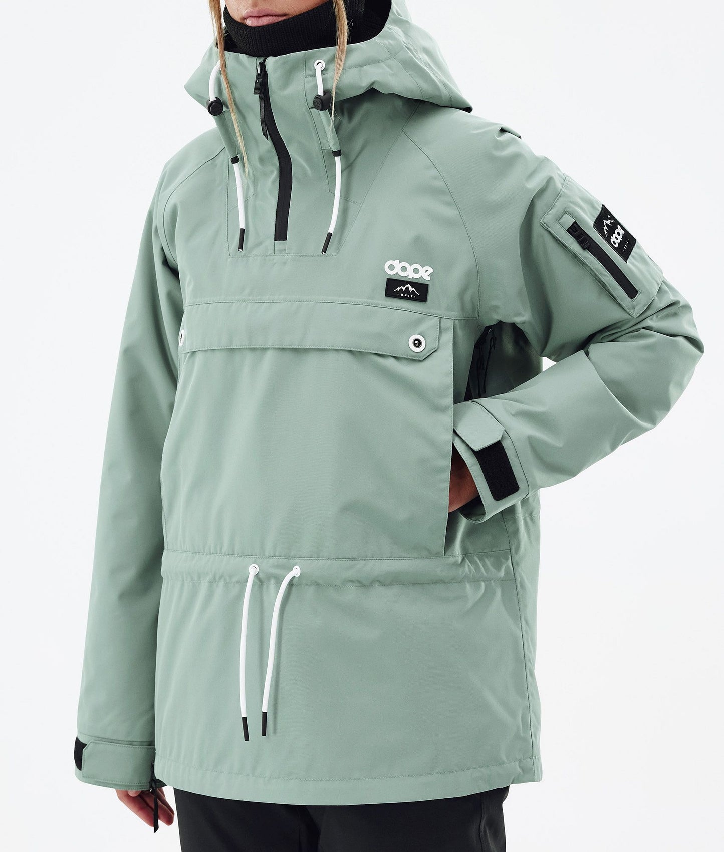 Snowboard Jacket Women Faded Green