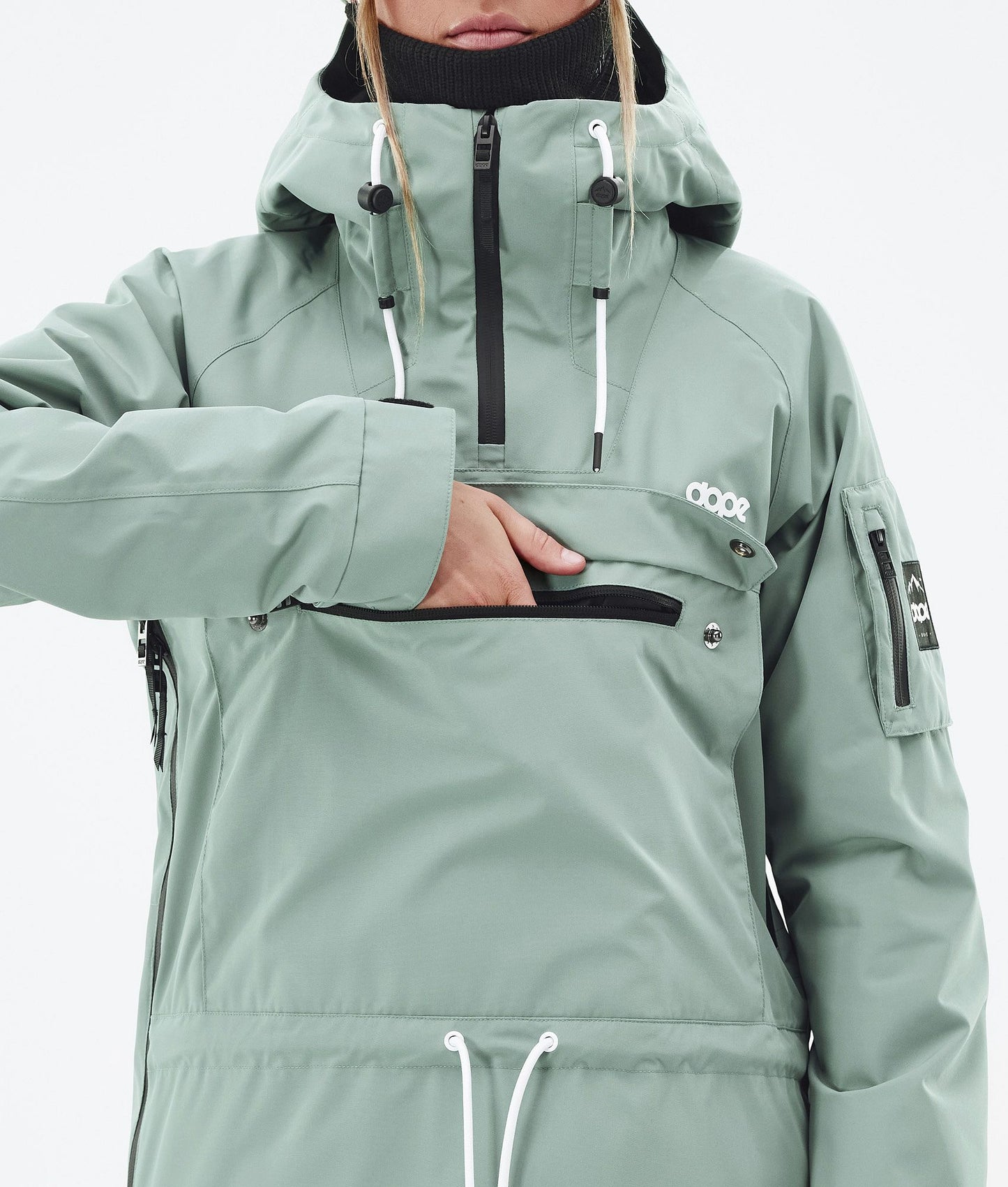 Snowboard Jacket Women Faded Green