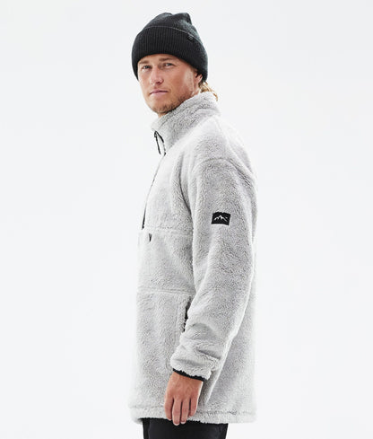 Fleece Sweater Men Light Grey