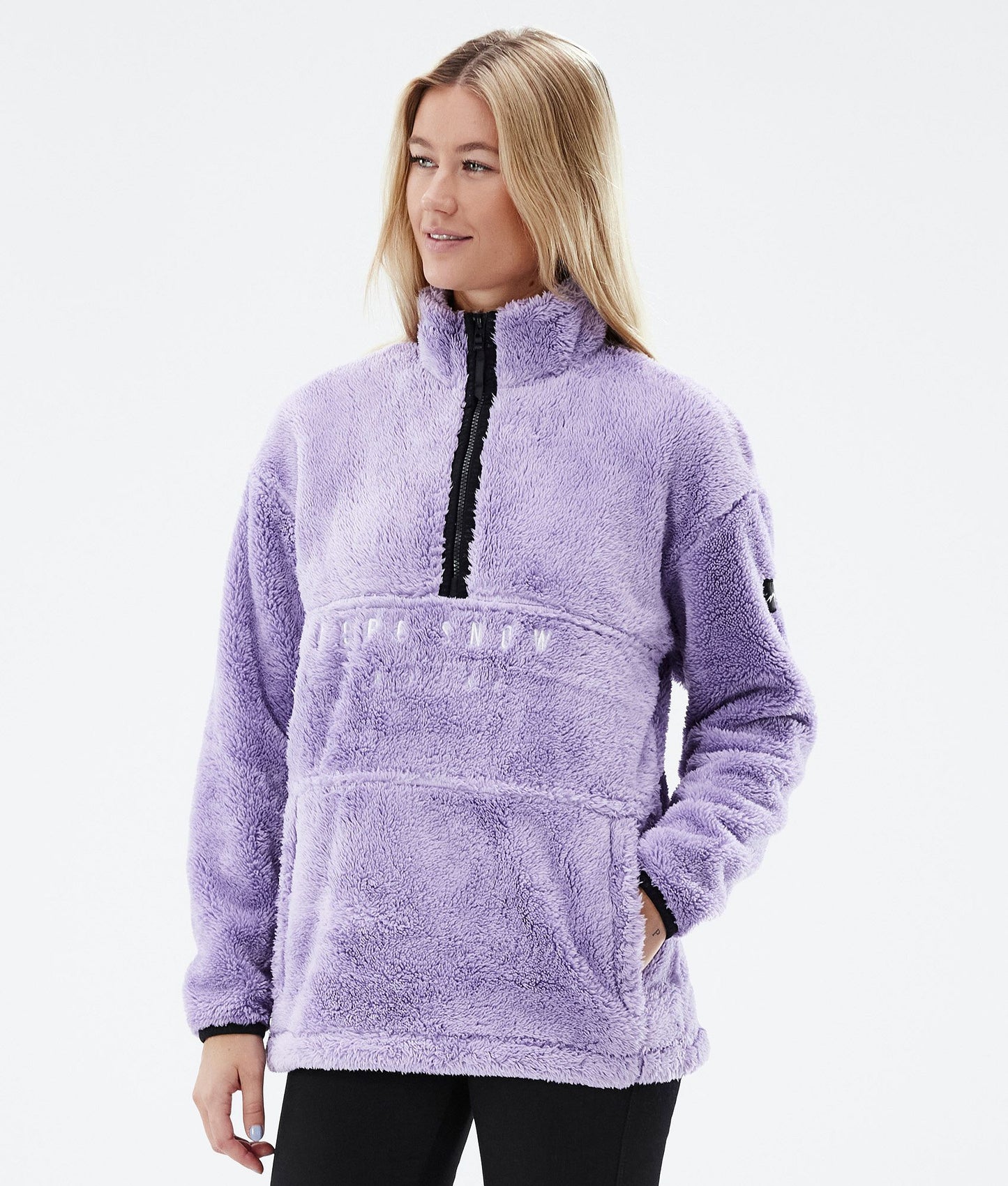 Fleece Sweater Women Light Grey