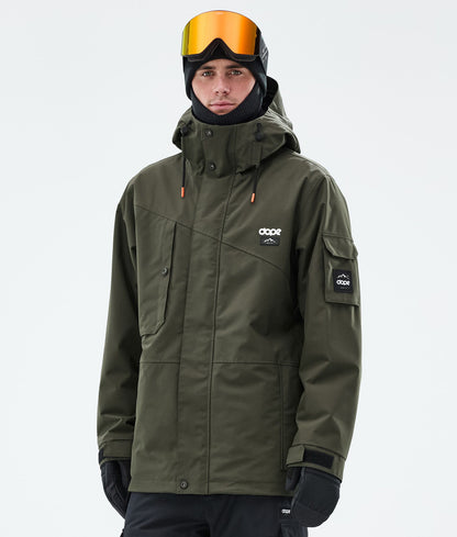 Snowboard Jacket Men Moss Green