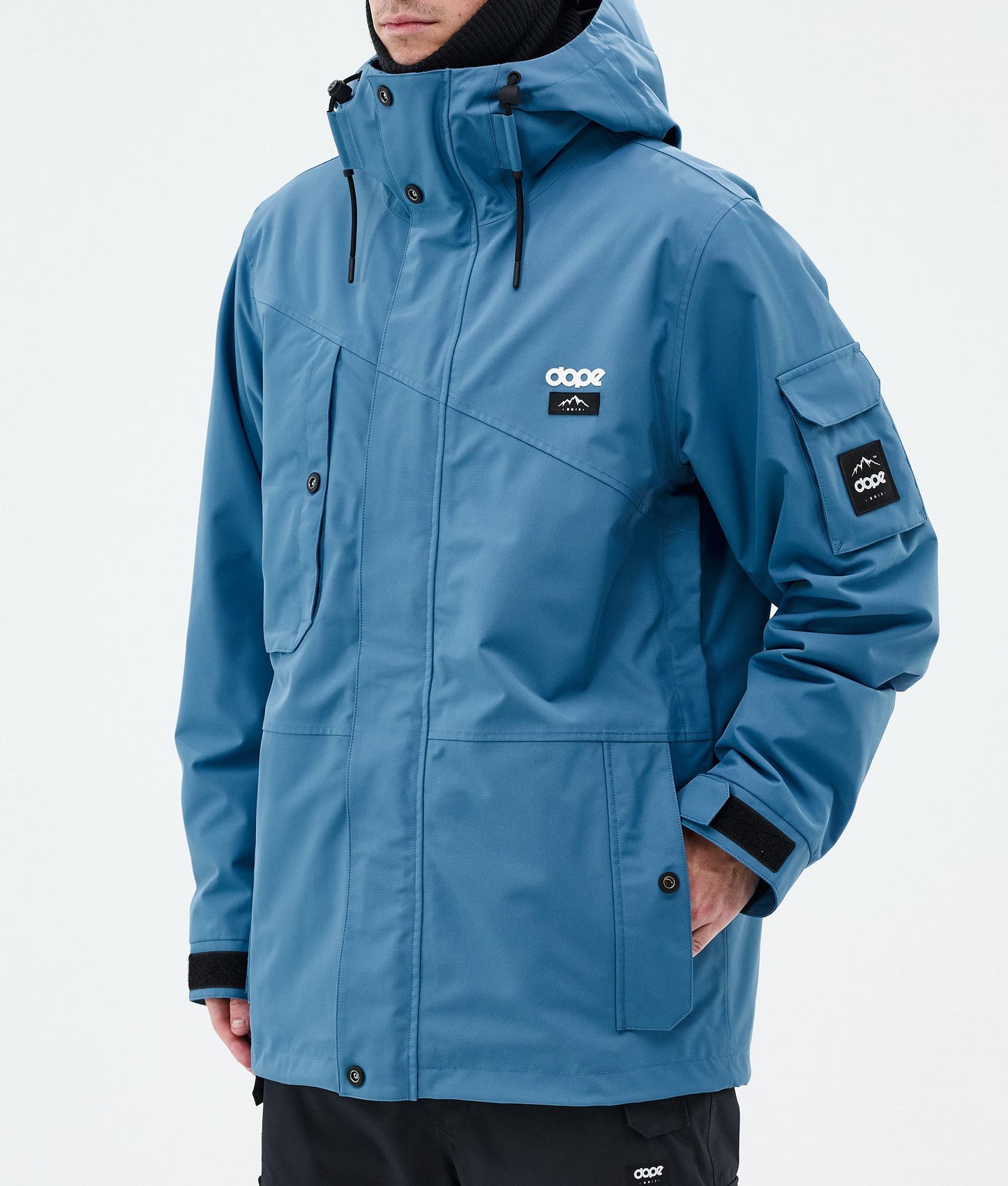 Snowboard Jacket Men Blue Steel