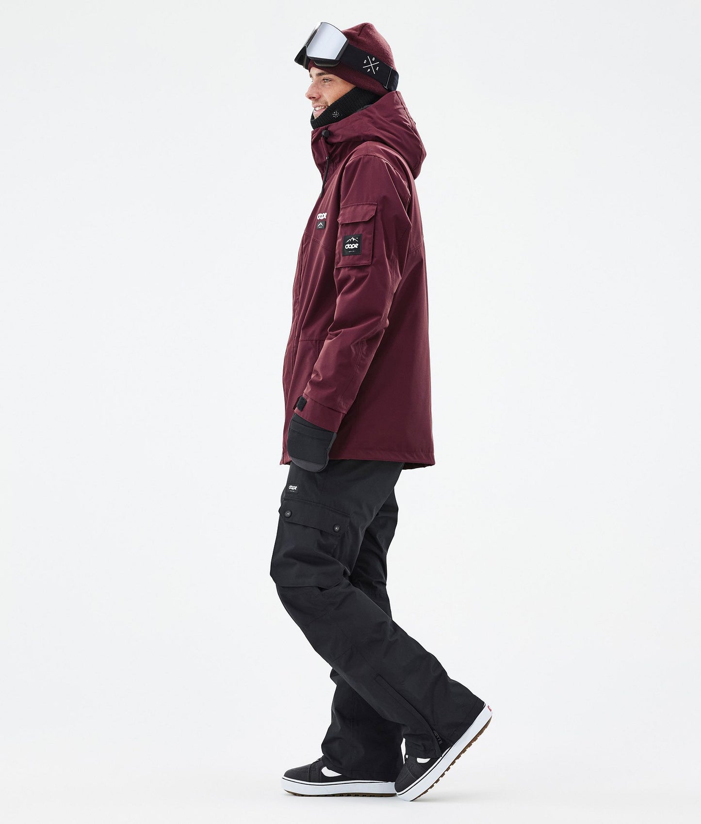 Snowboard Jacket Men Don Burgundy