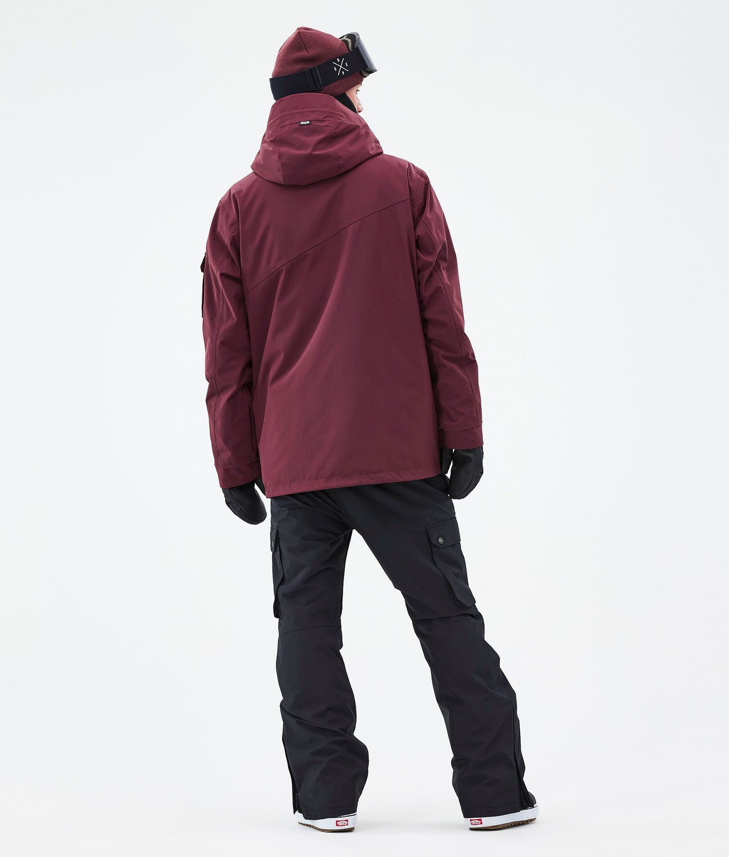 Snowboard Jacket Men Don Burgundy