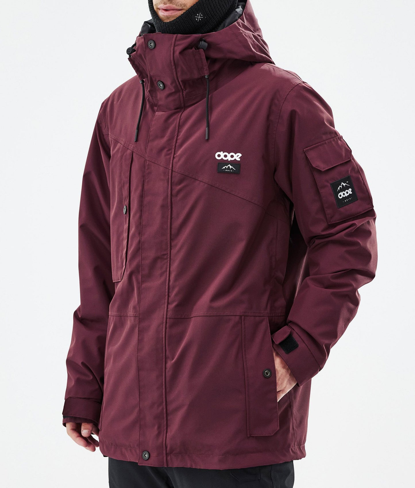 Snowboard Jacket Men Don Burgundy