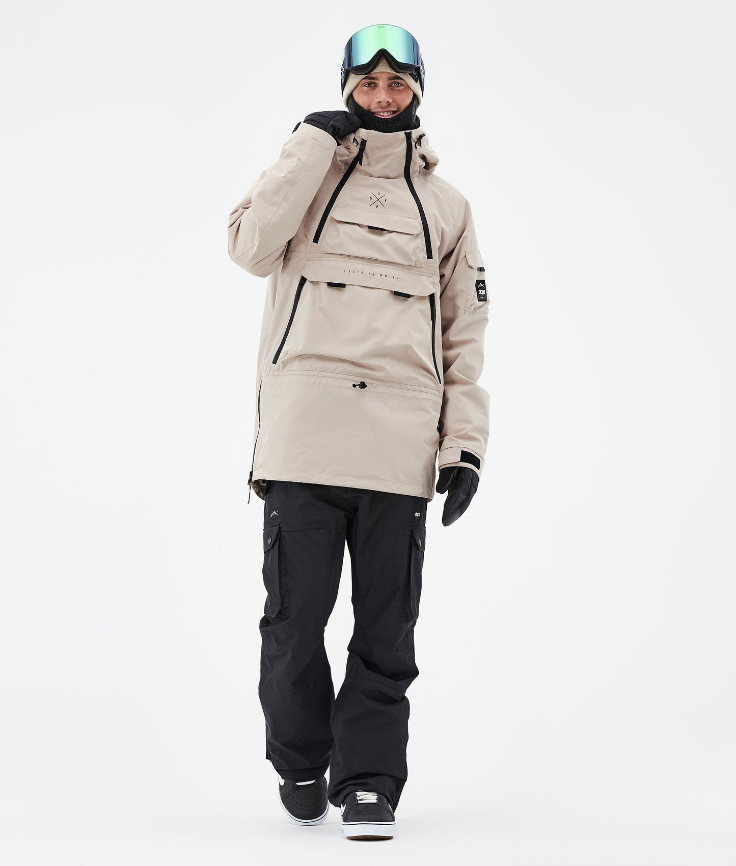 Snowboard Jacket Men Sand