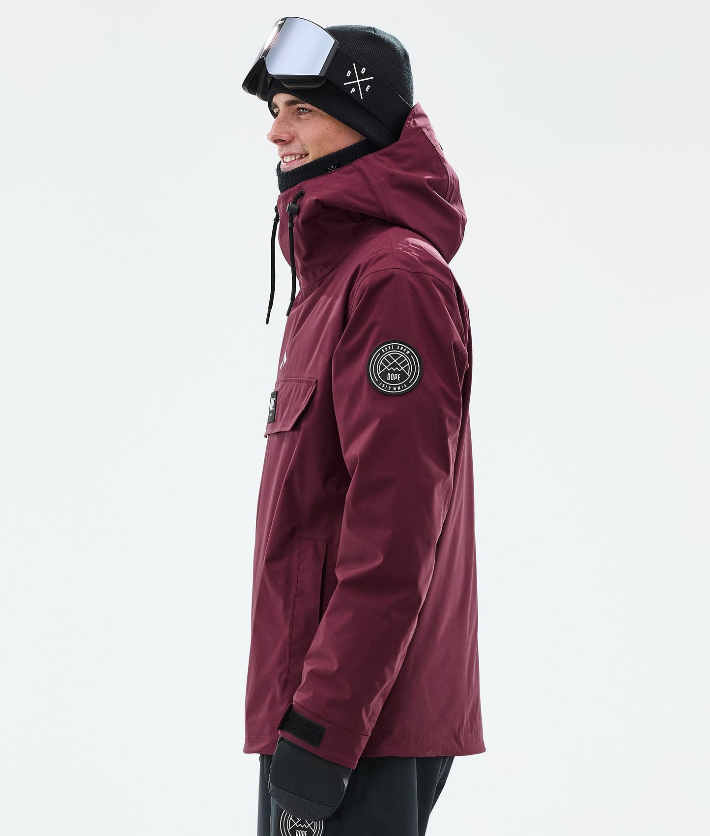 Snowboard Jacket Men Burgundy