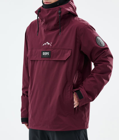 Snowboard Jacket Men Burgundy