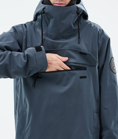 Snowboard Jacket Men Metal Blue