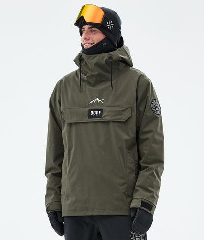 Snowboard Jacket Men Bottle Green