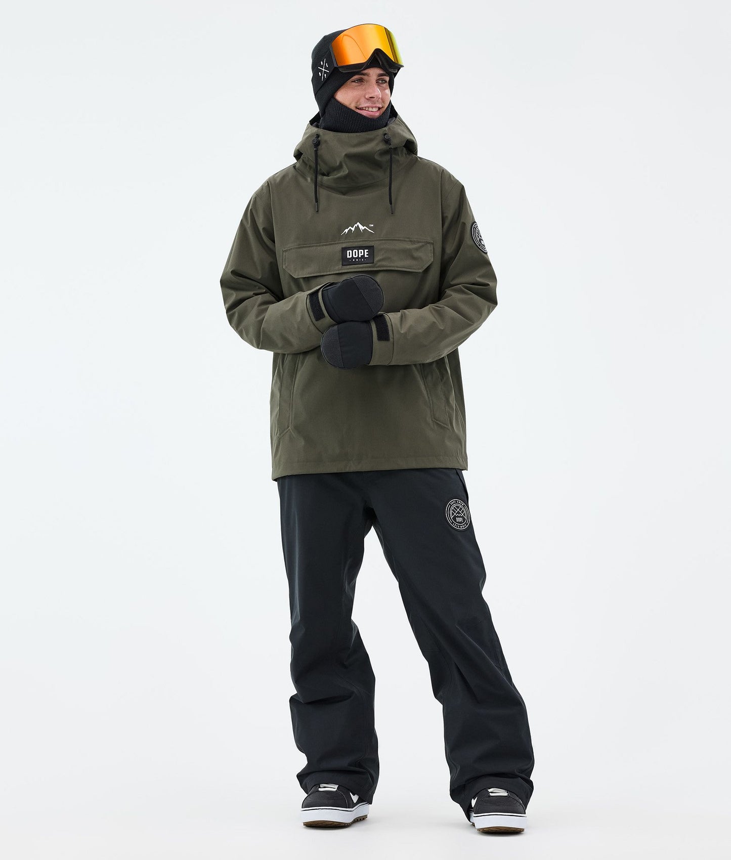 Snowboard Jacket Men Olive Green