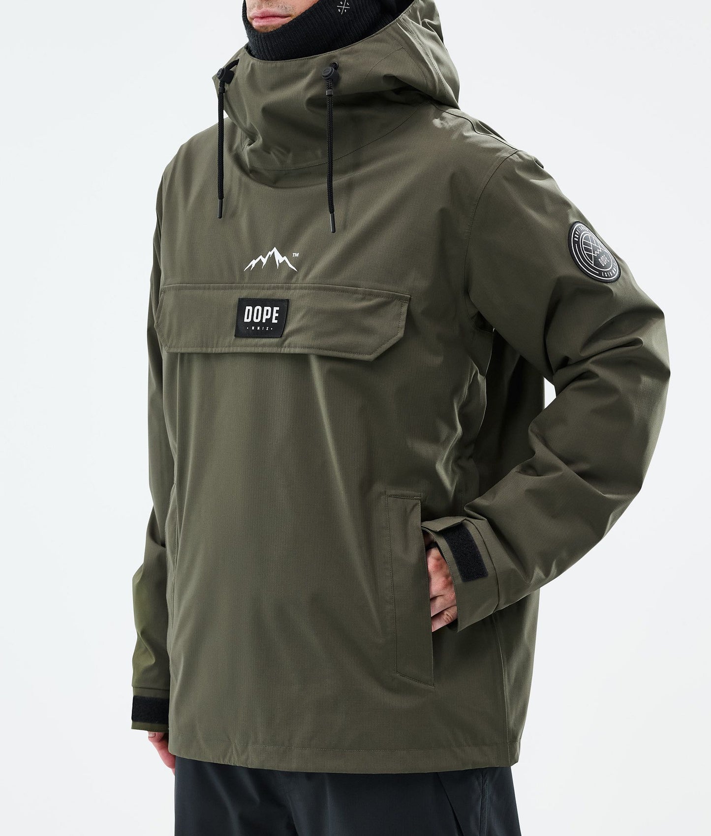Snowboard Jacket Men Olive Green