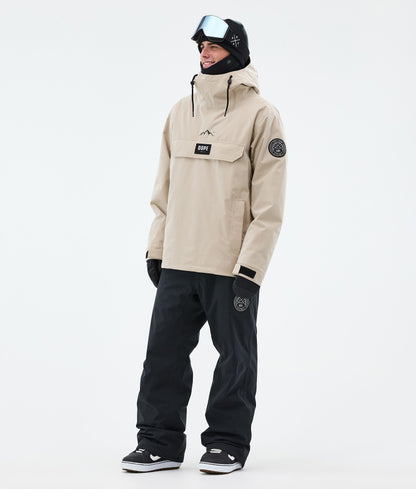 Snowboard Jacket Men Sand