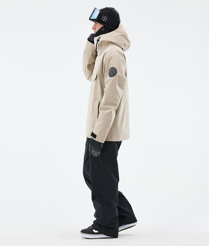 Snowboard Jacket Men Sand