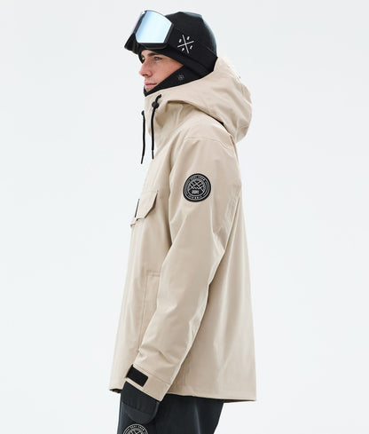 Snowboard Jacket Men Sand