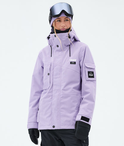 Snowboard Jacket Women Light Blue