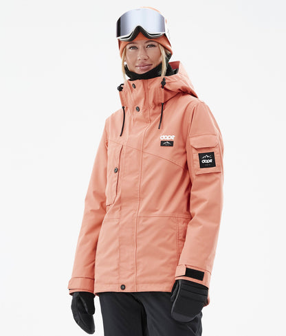 Snowboard Jacket Women Peach