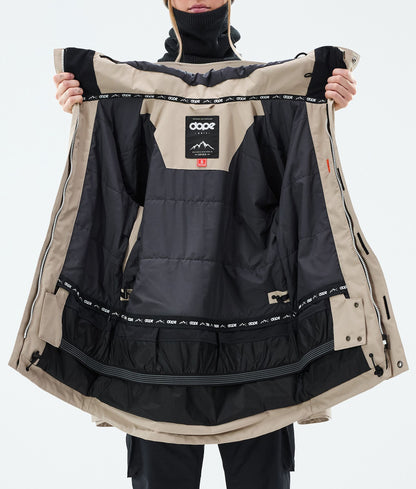 Snowboard Jacket Women Sand