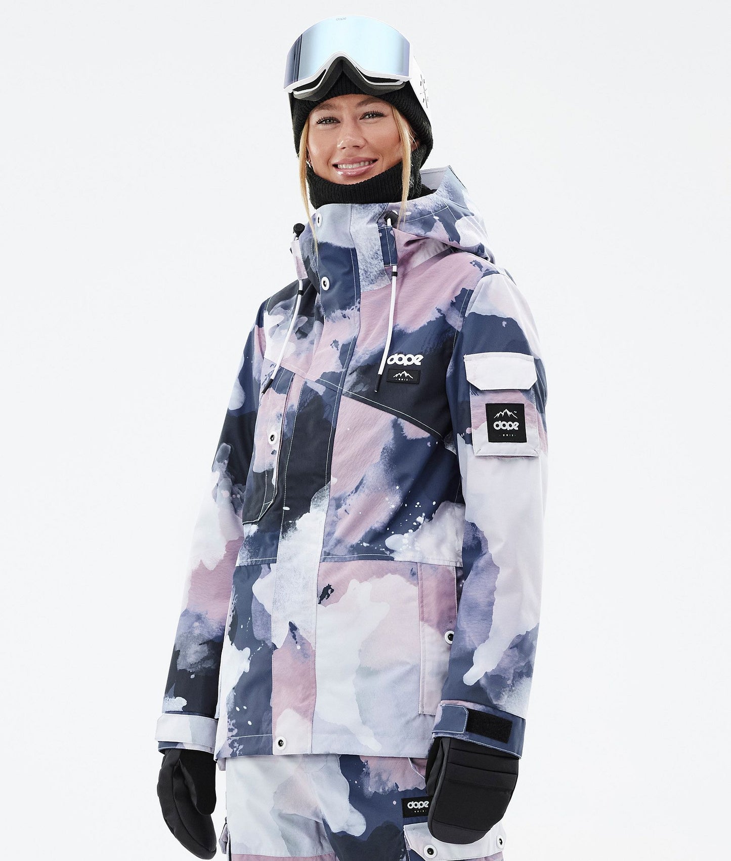 Snowboard Jacket Women Blue Steel