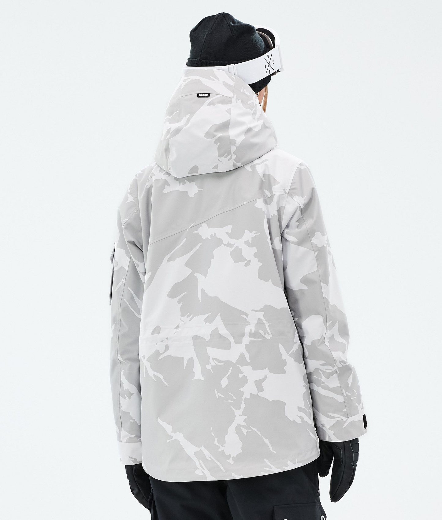 Snowboard Jacket Women Grey Camo