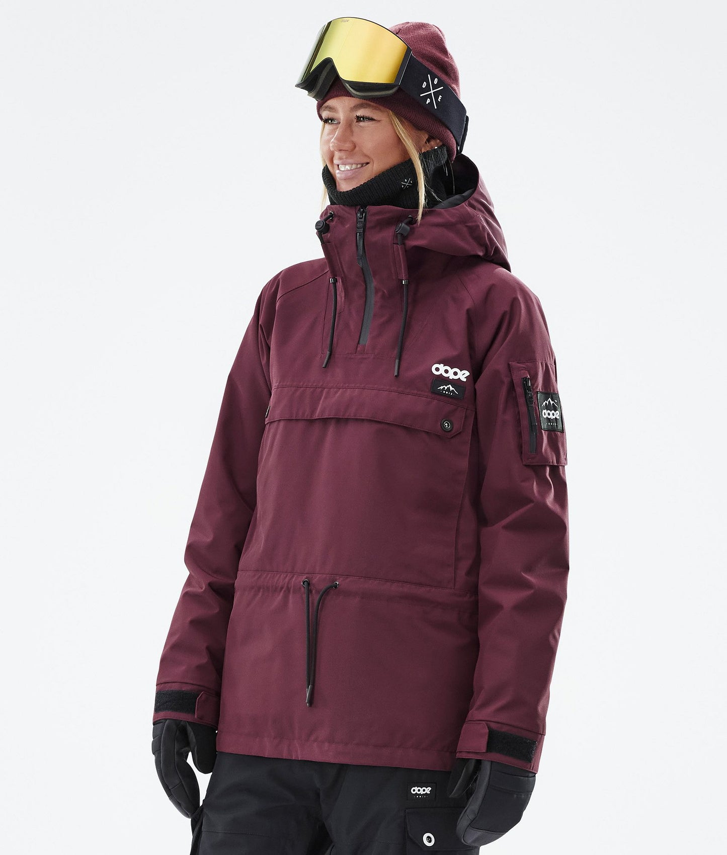 Snowboard Jacket Women Don Burgundy