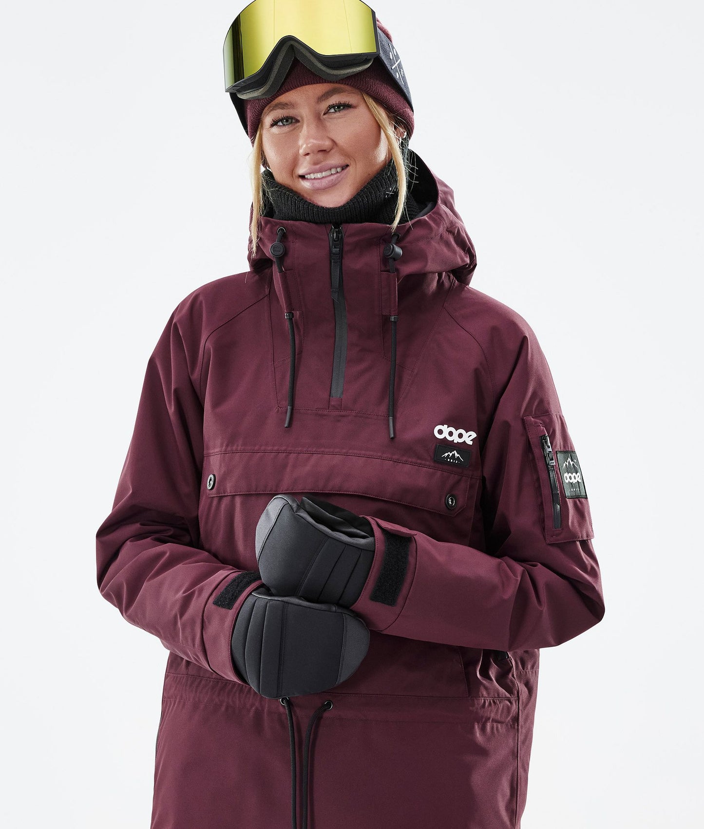 Snowboard Jacket Women Don Burgundy