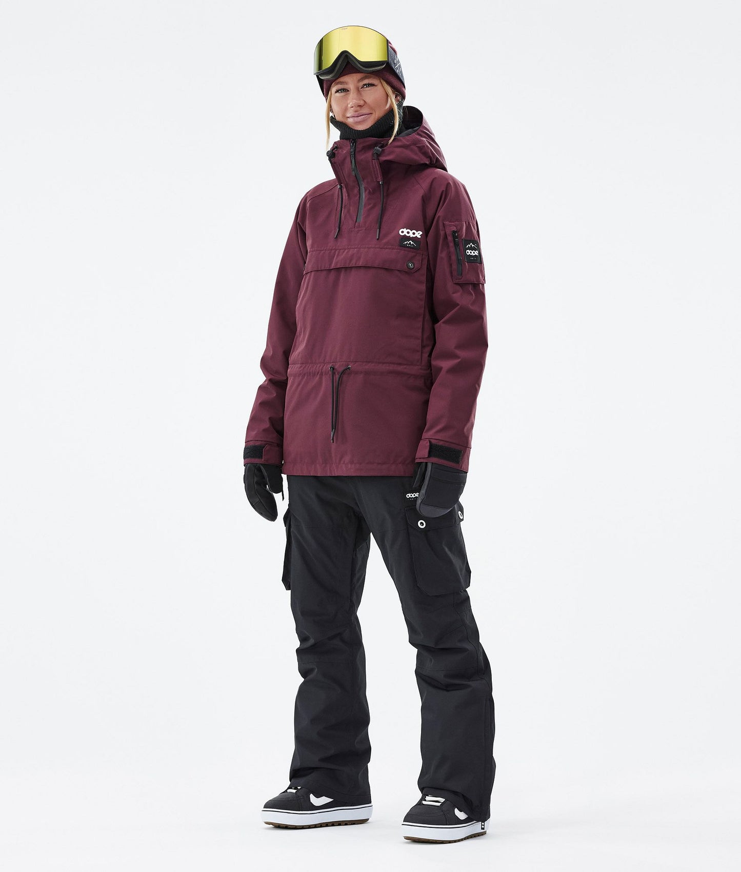 Snowboard Jacket Women Don Burgundy