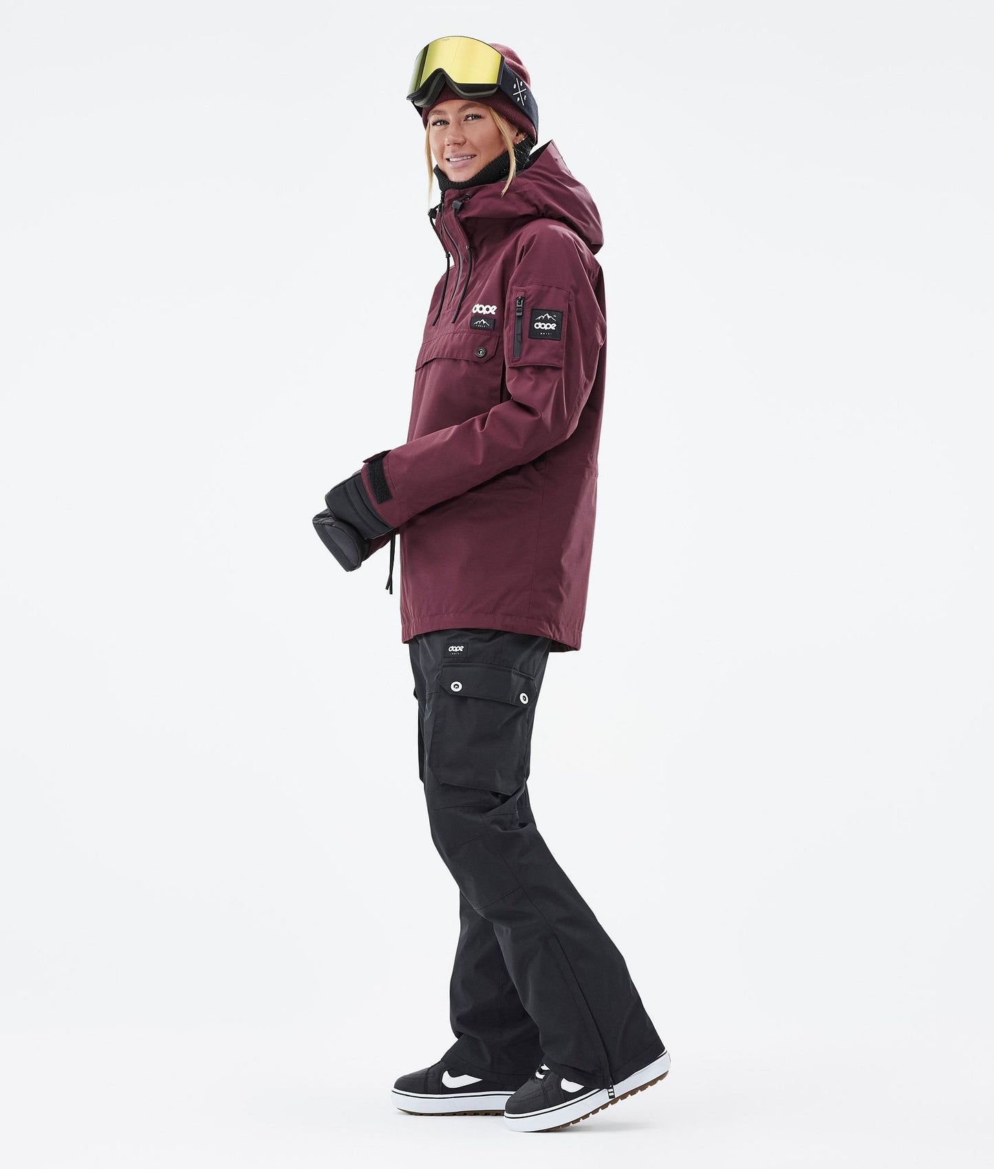 Snowboard Jacket Women Don Burgundy